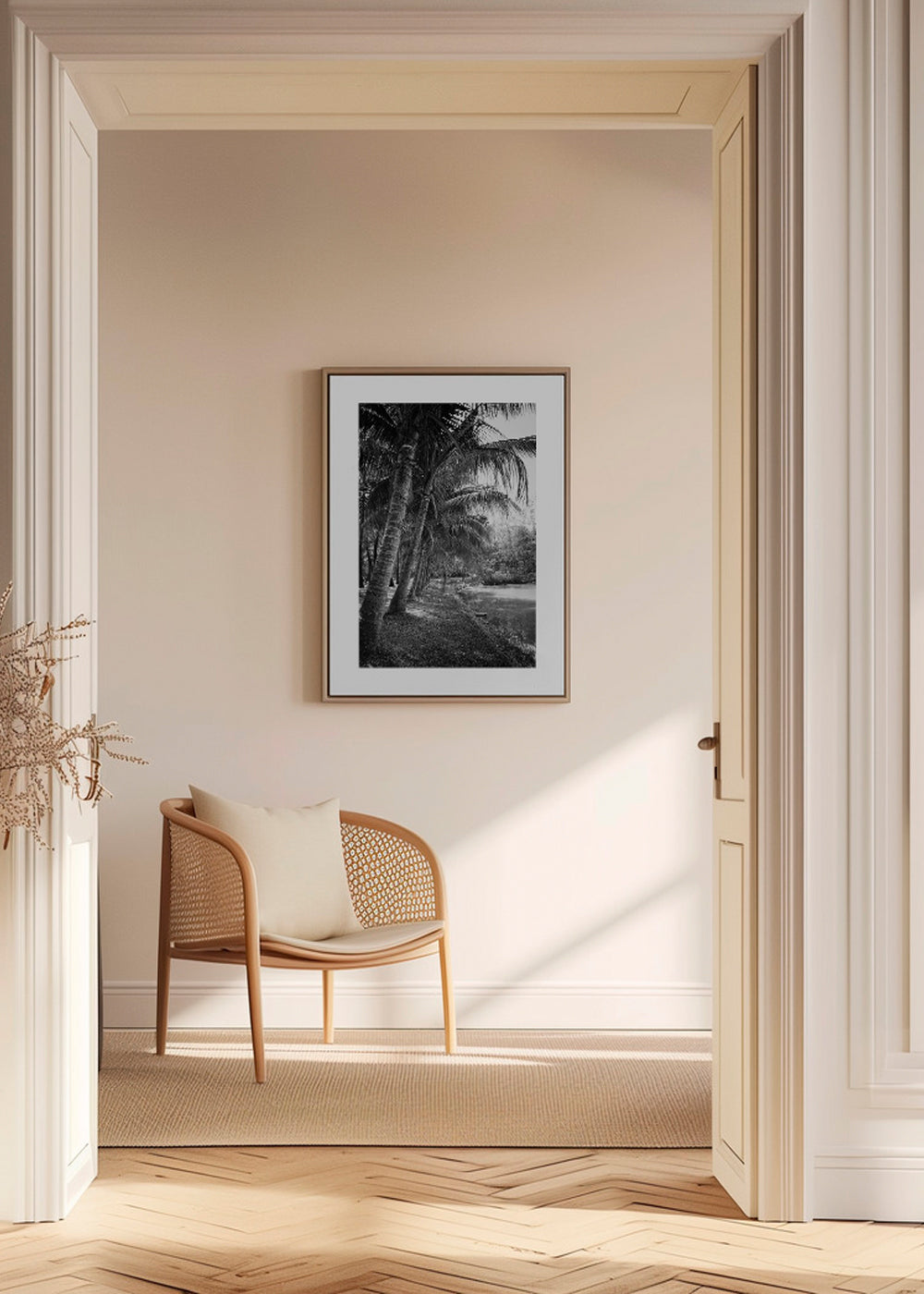 Vertikalt palmlandskap fotografi