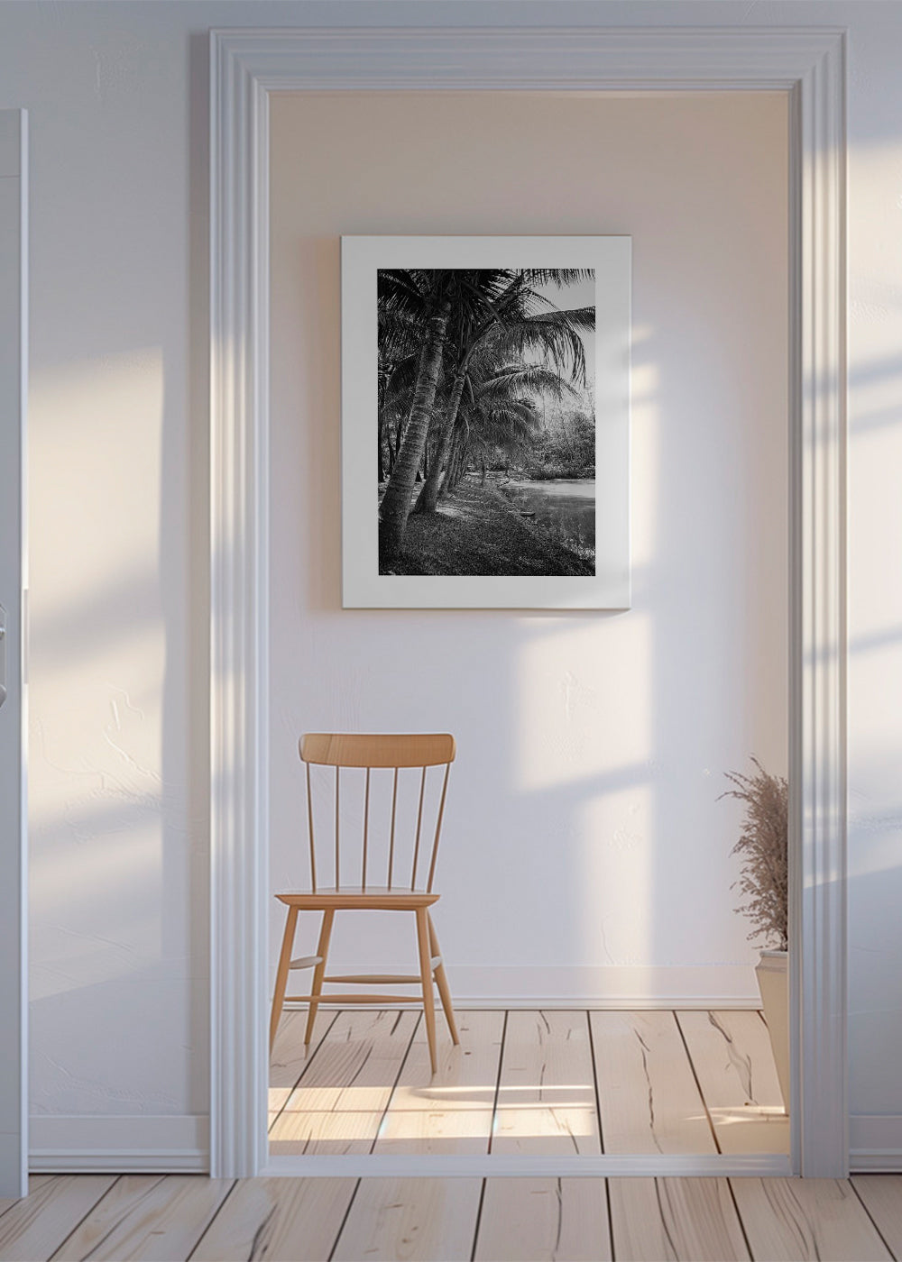 Vertikalt palmlandskap fotografi