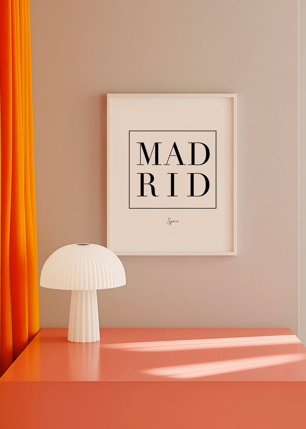 Stadskonst Madrid serif typografi