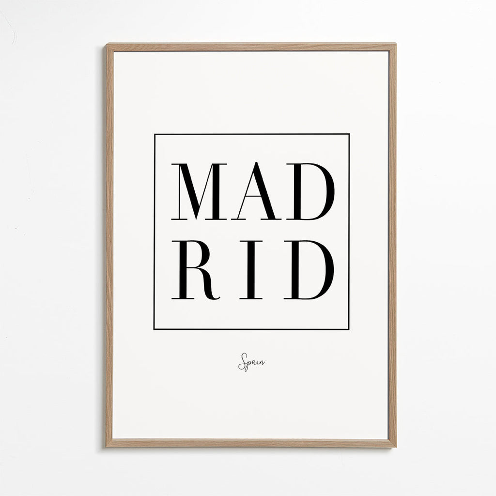 Stadskonst Madrid serif typografi