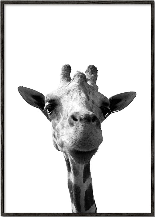 Konstverk giraff närbild