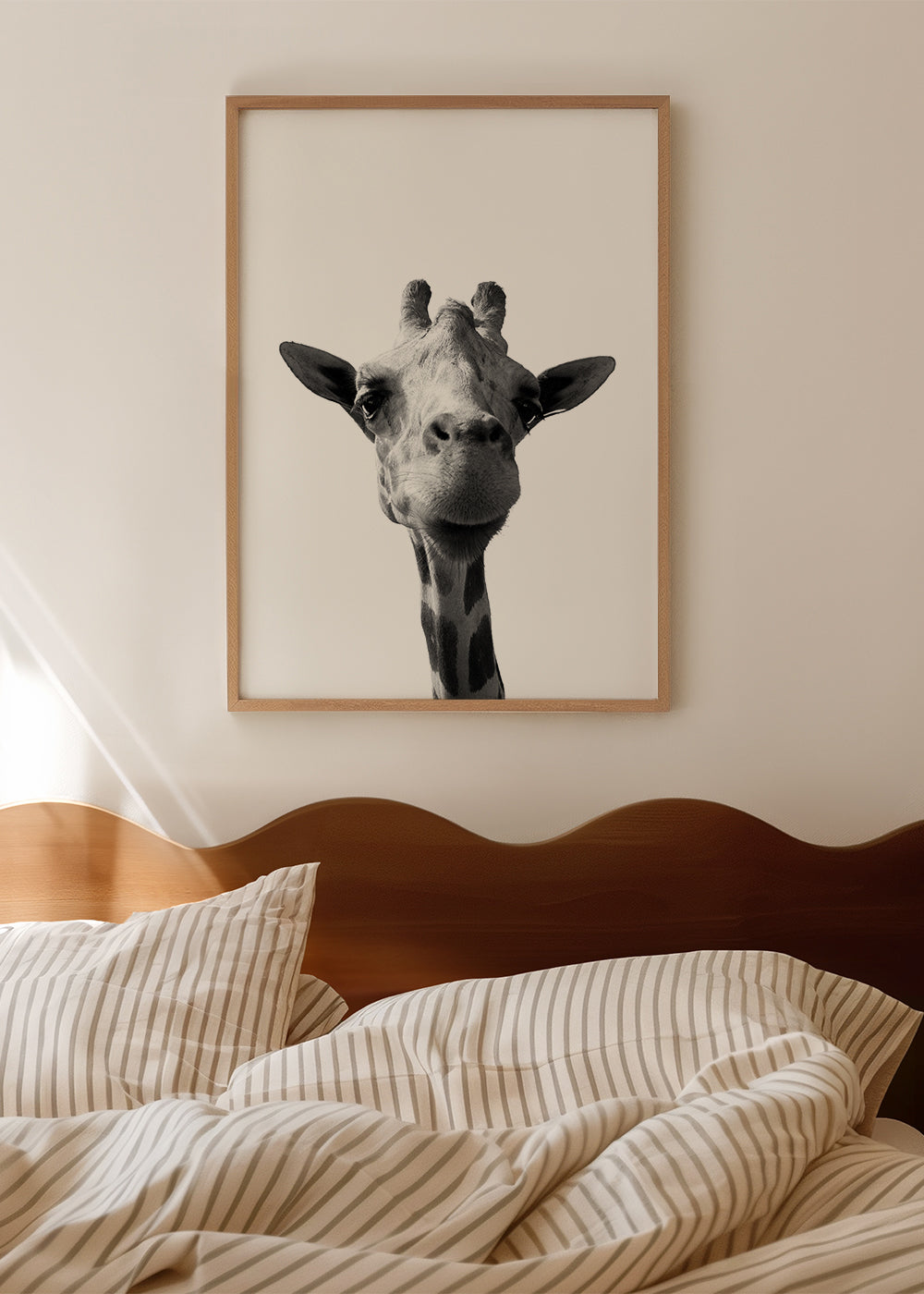 Konstverk giraff närbild