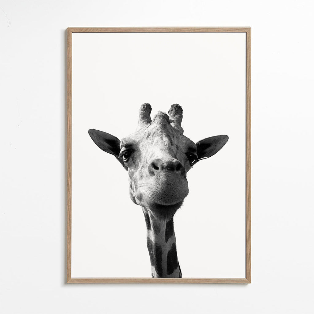 Konstverk giraff närbild