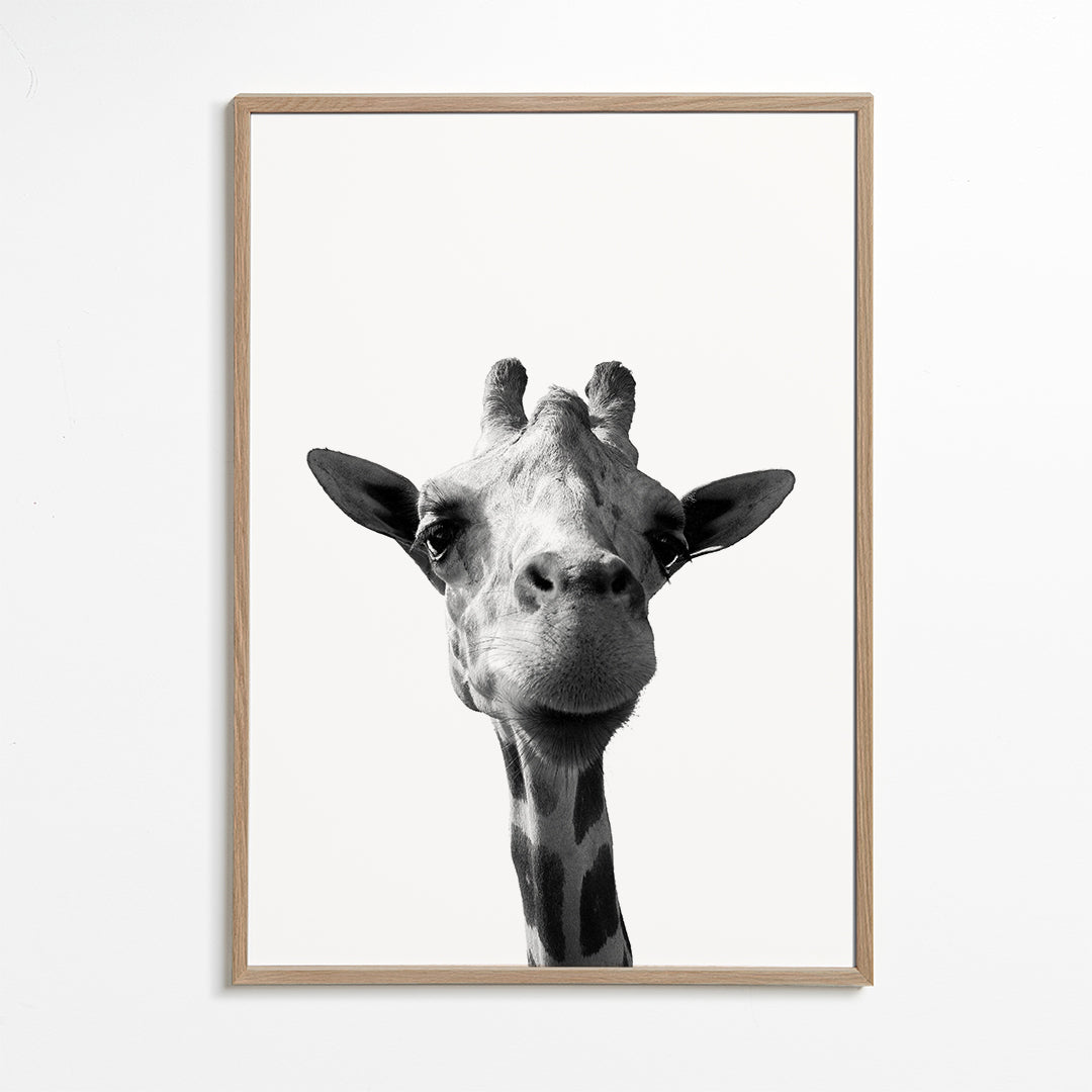 Konstverk giraff närbild