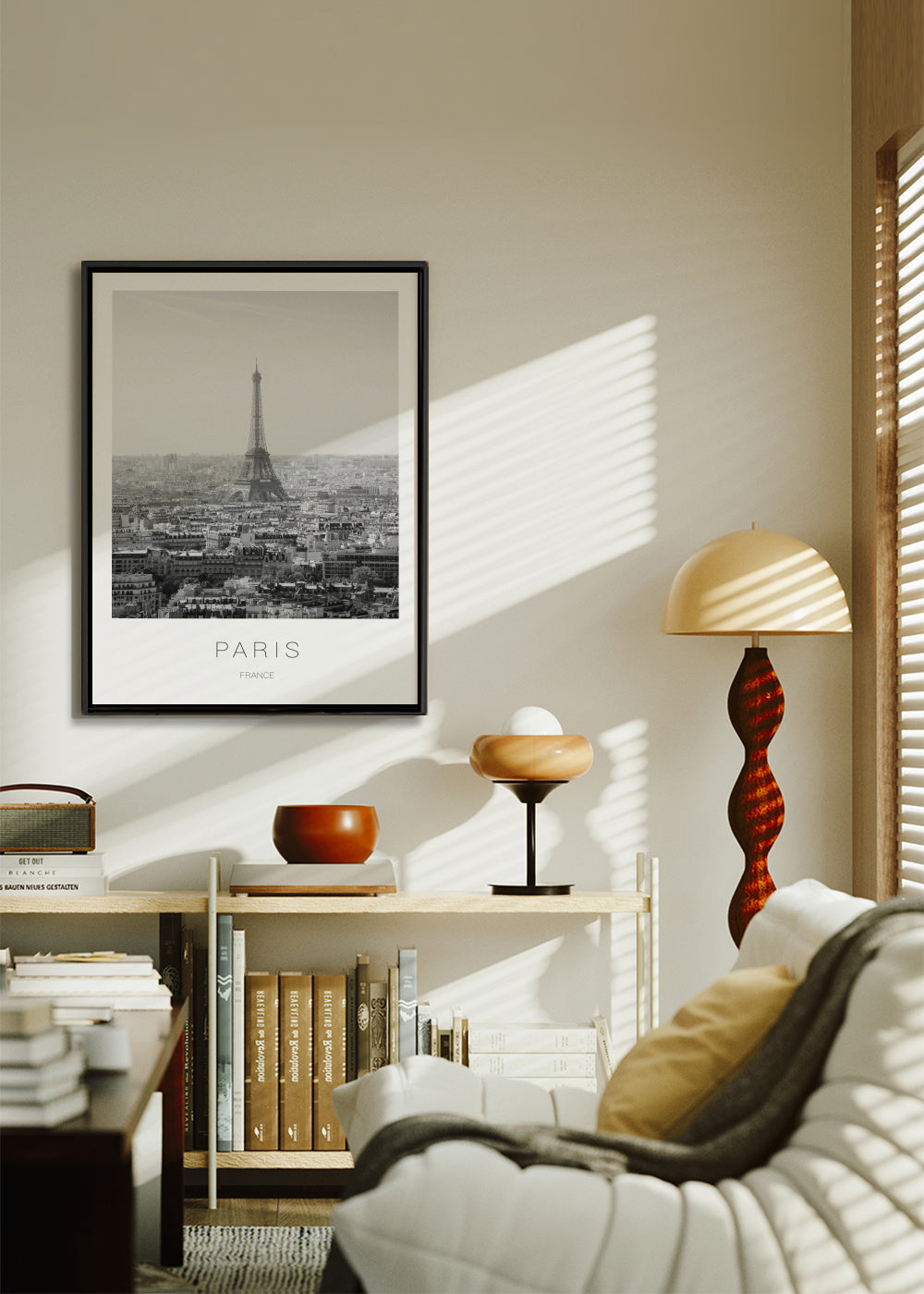 Paris - Framed canvas in an interior