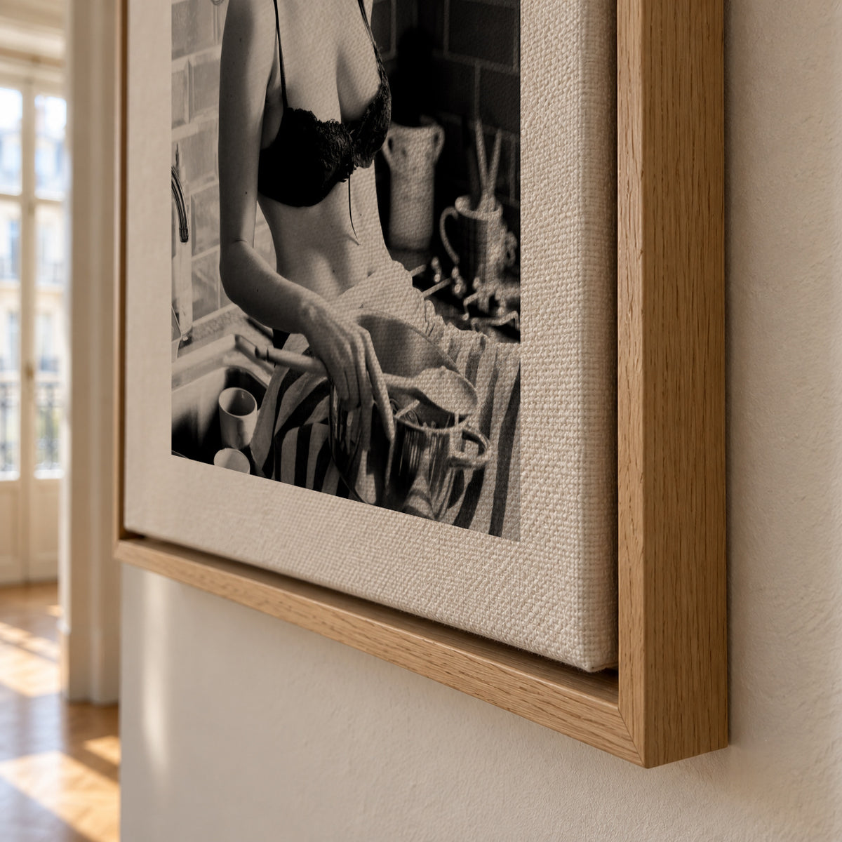 Pasta lover - Framed canvas detail