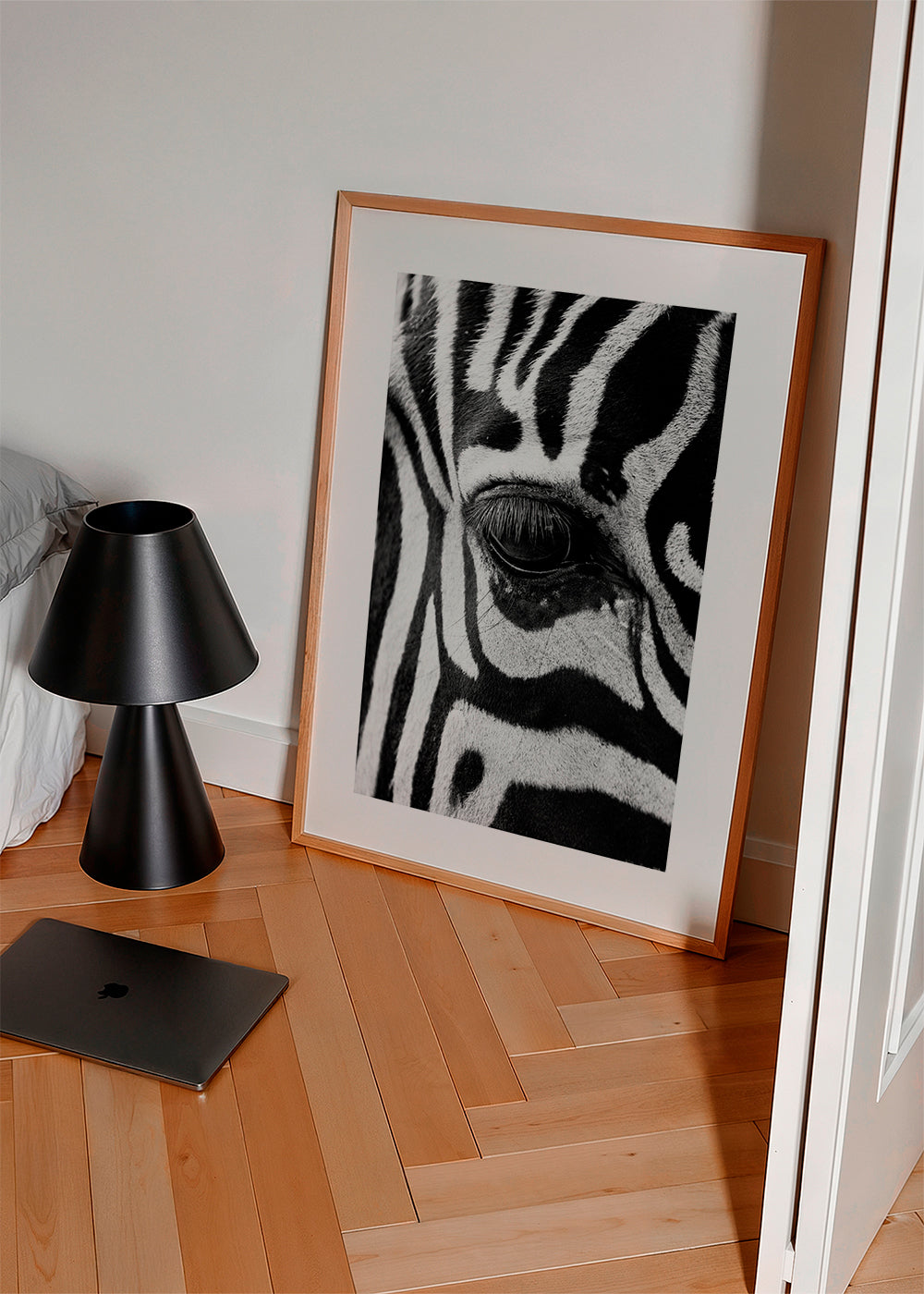 Affisch zebra närbild