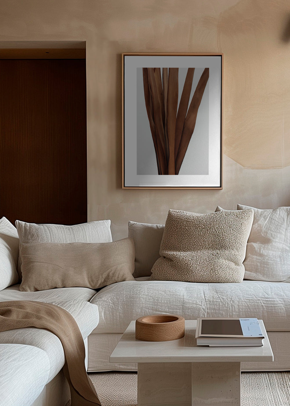 Botanisk poster torkade blad