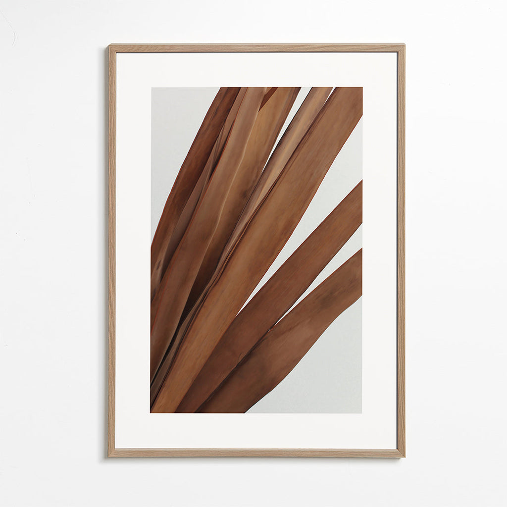 Botanisk poster torkade blad vertikal
