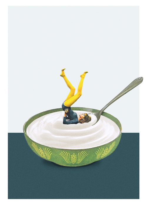 Kökskonst: yoga i yoghurt