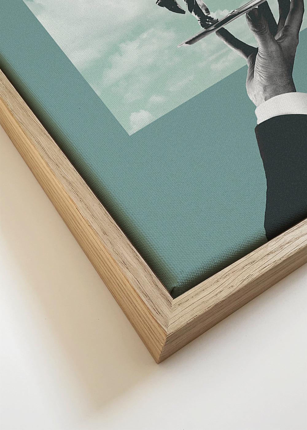 Botanisk poster: dansande par med blommor