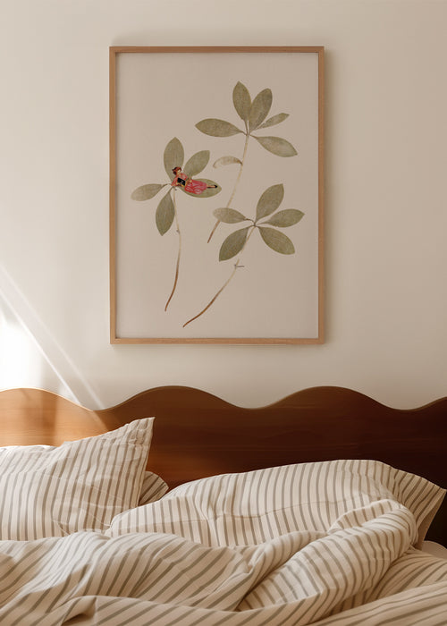 Tuning out - Framed poster in an interior