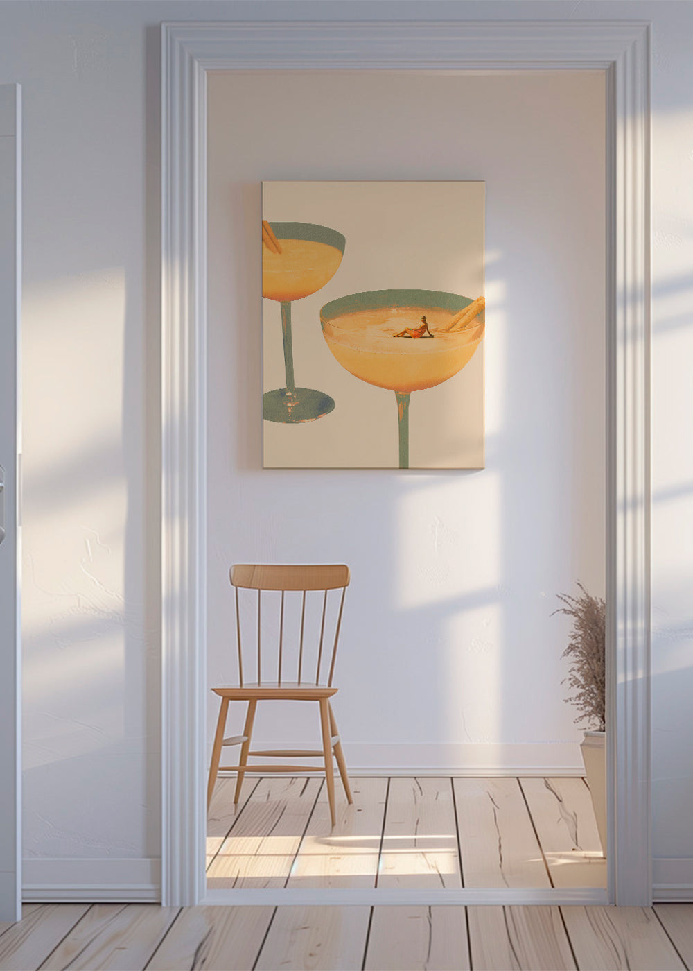 Kökskonst Surrealt cocktailglas
