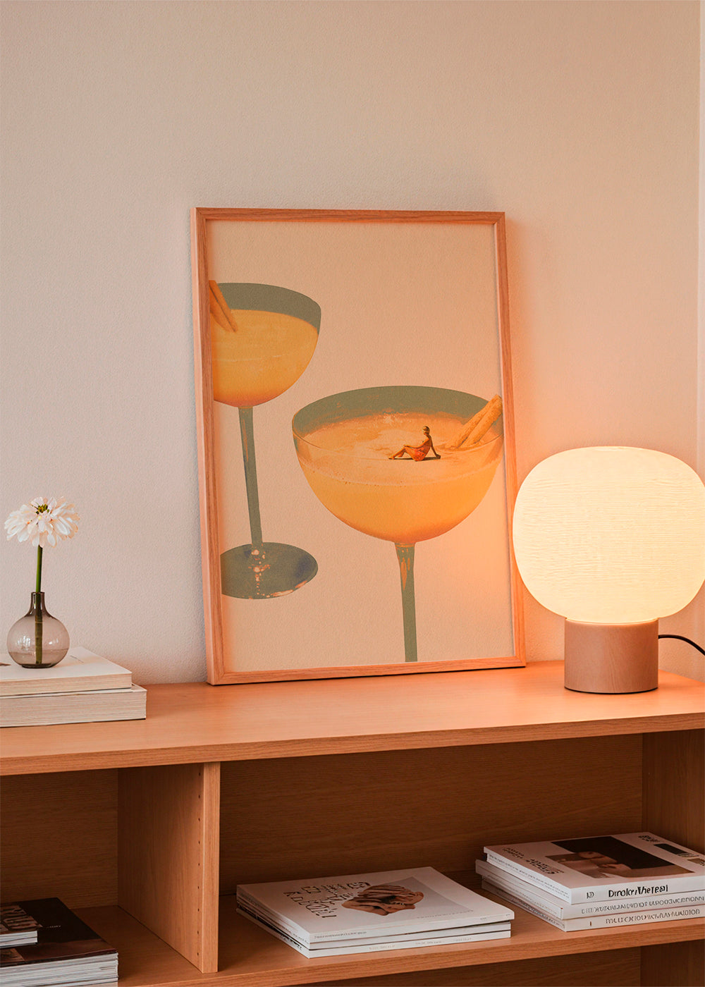 Kökskonst Surrealt cocktailglas