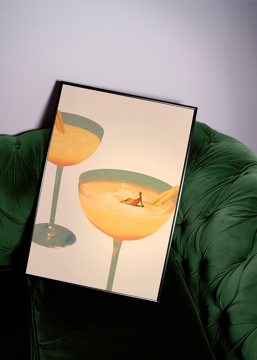 Kökskonst Surrealt cocktailglas