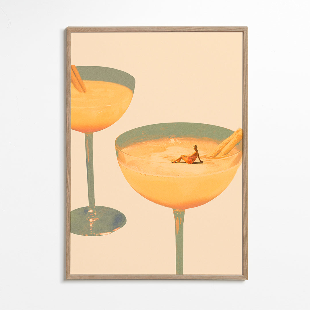 Kökskonst Surrealt cocktailglas