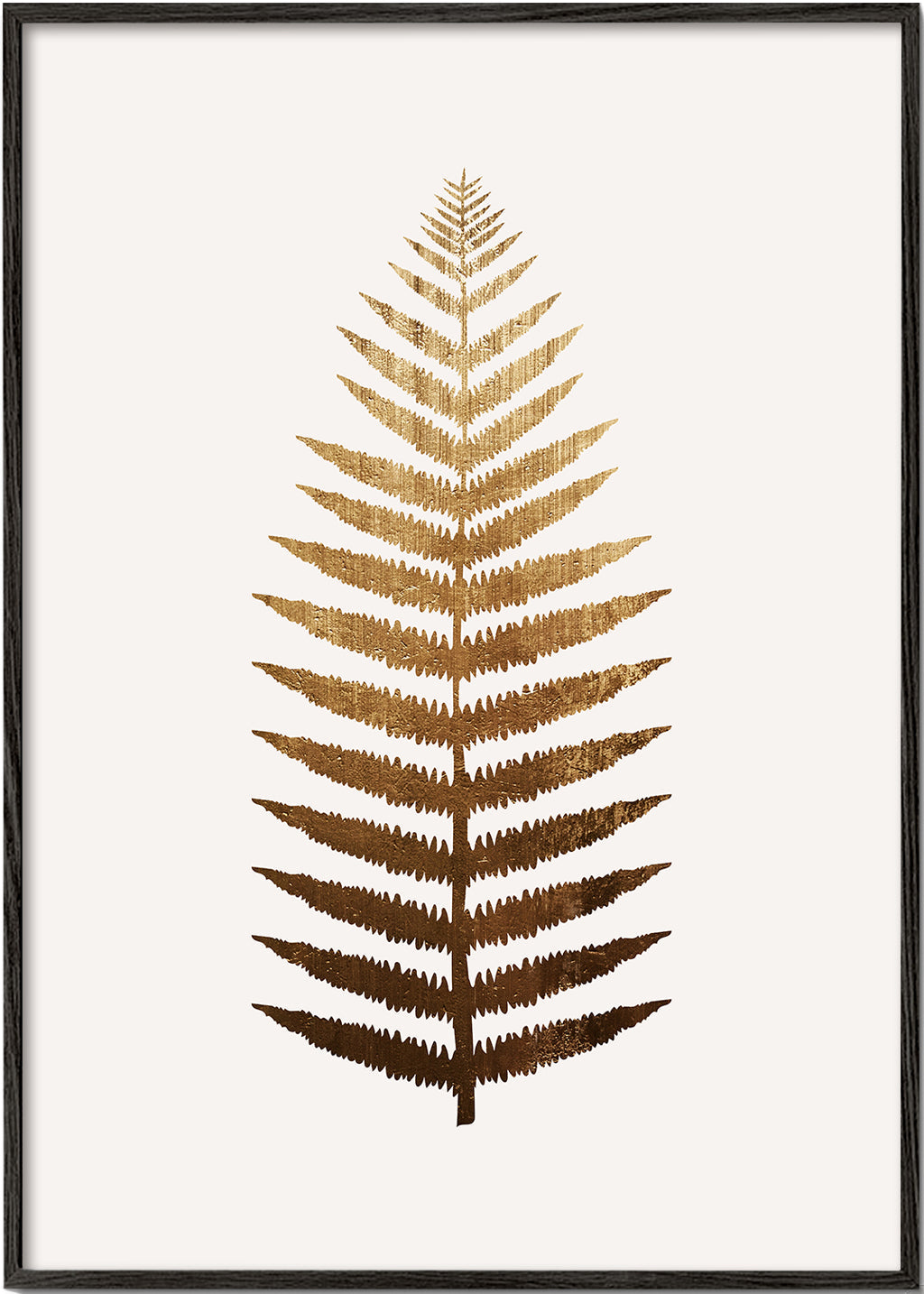 Botanisk poster gyllene blad