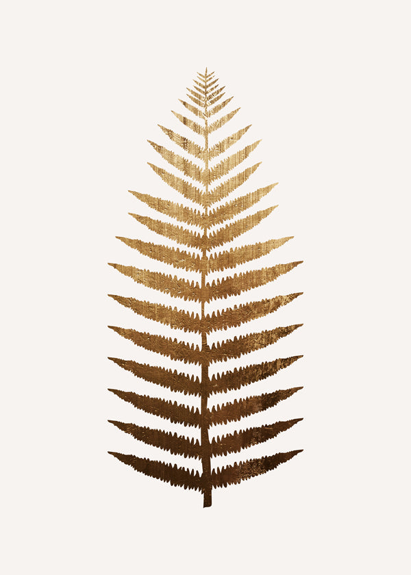 Botanisk poster gyllene blad
