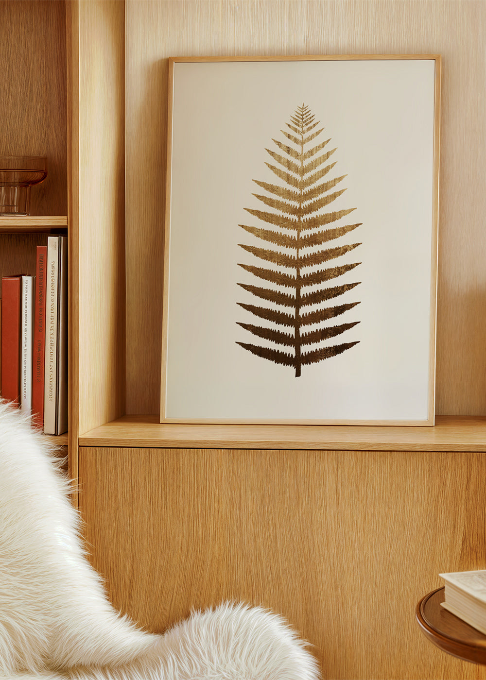 Botanisk poster gyllene blad