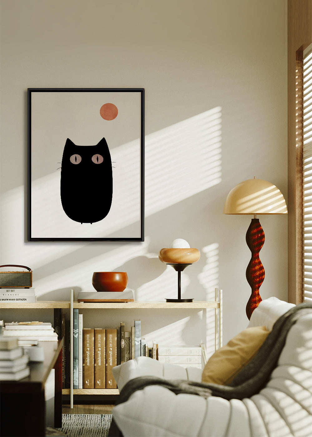 Minimalistisk katt
