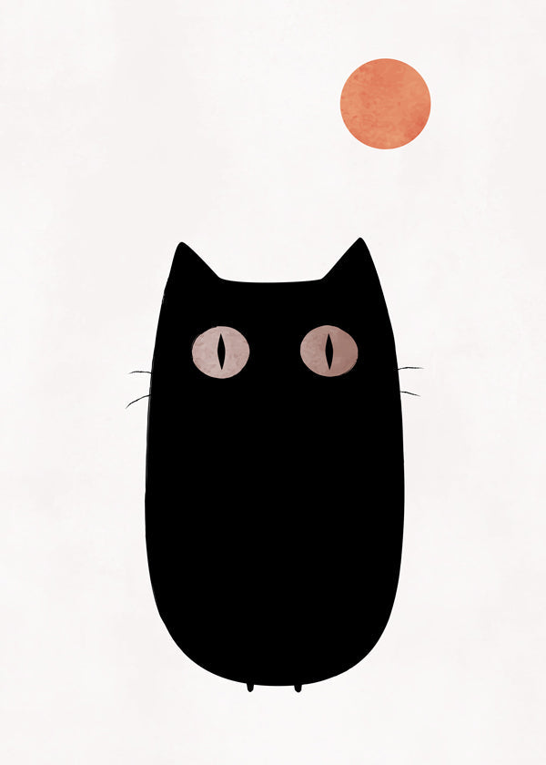 Minimalistisk katt