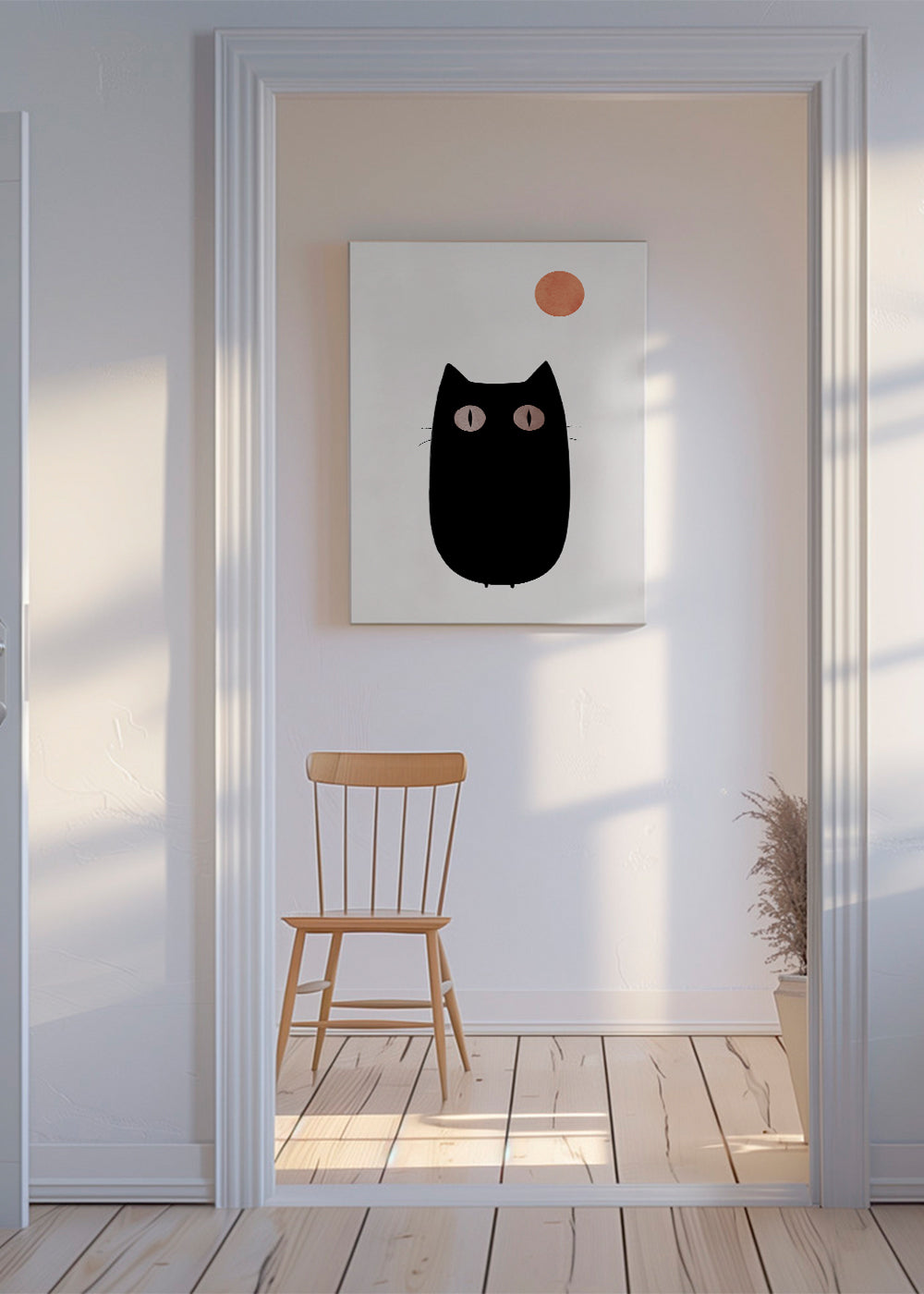 Minimalistisk katt