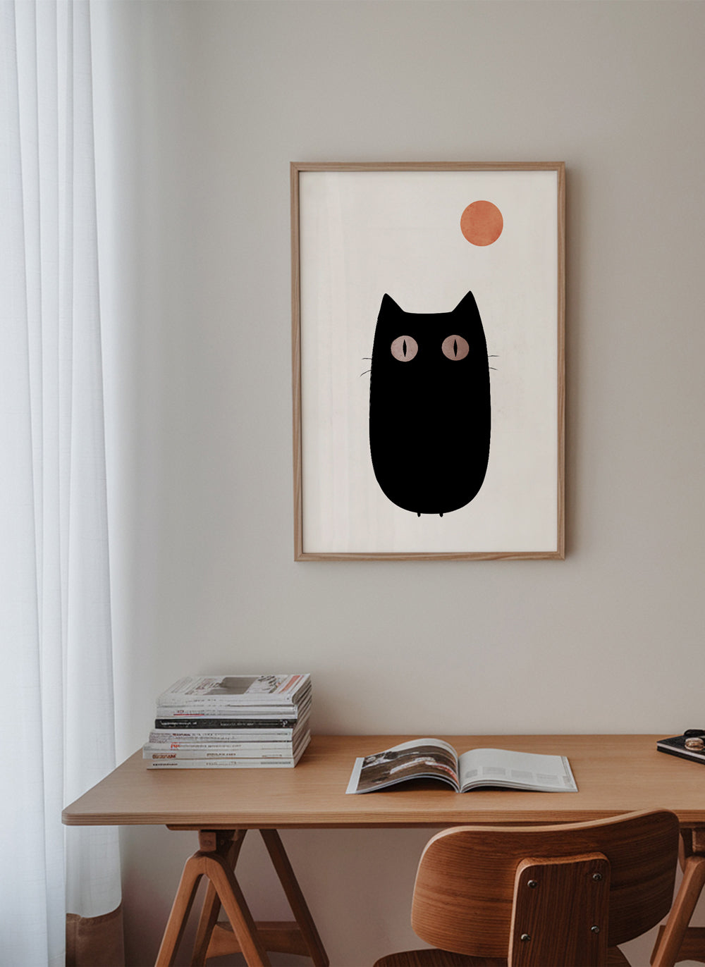 Minimalistisk katt