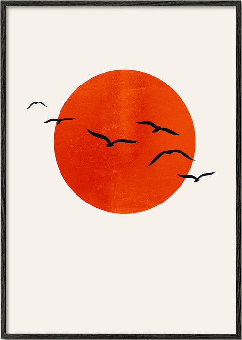 Minimalistisk solposters