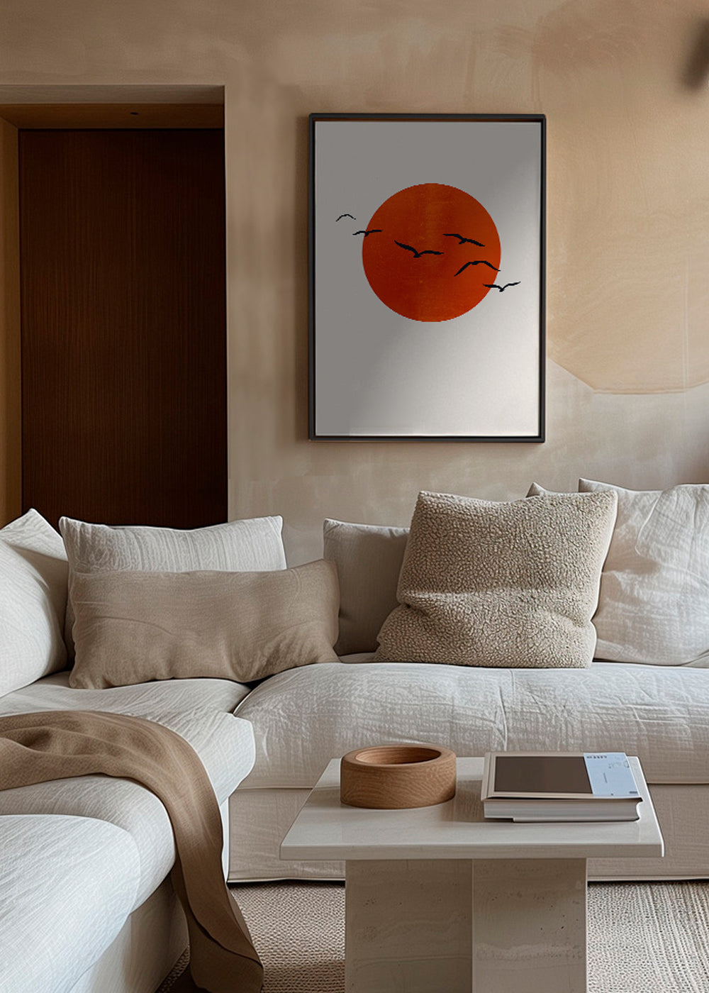 Minimalistisk solposters