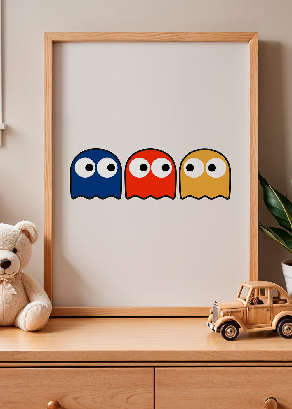 Barnposter med RGB-spöken