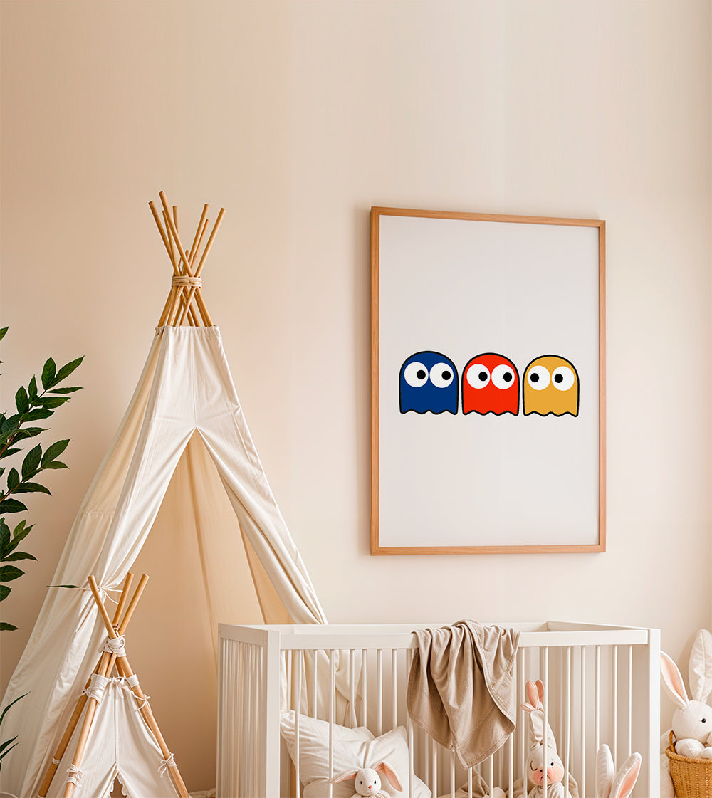Barnposter med RGB-spöken