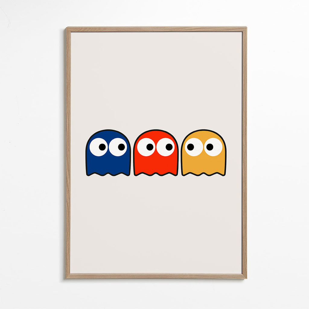 Barnposter med RGB-spöken