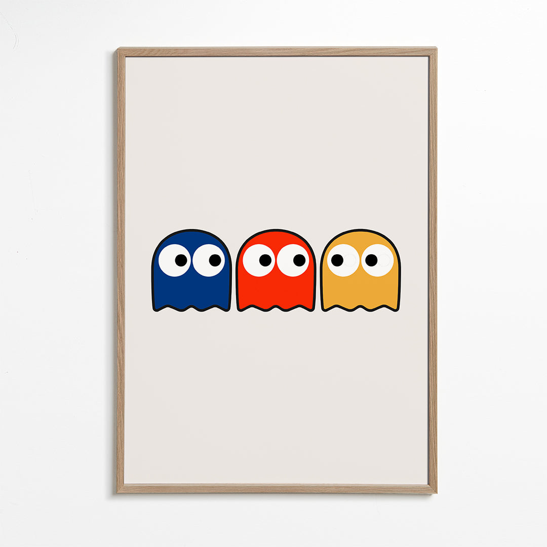 Barnposter med RGB-spöken