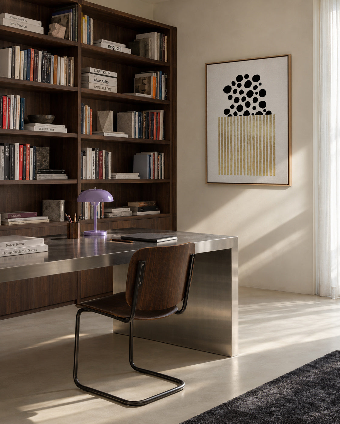 Popcorn - Framed canvas in an interior