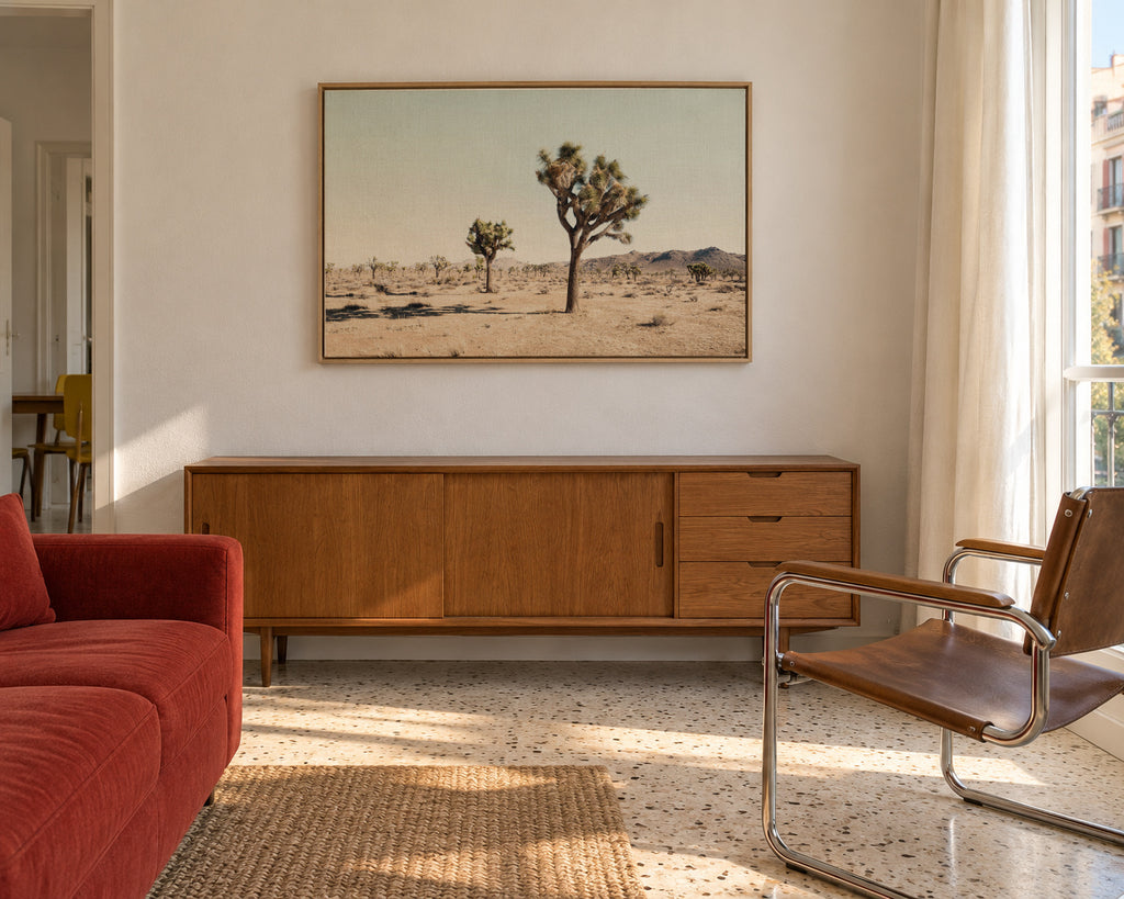 Joshua tree - Framed canvas in an interior