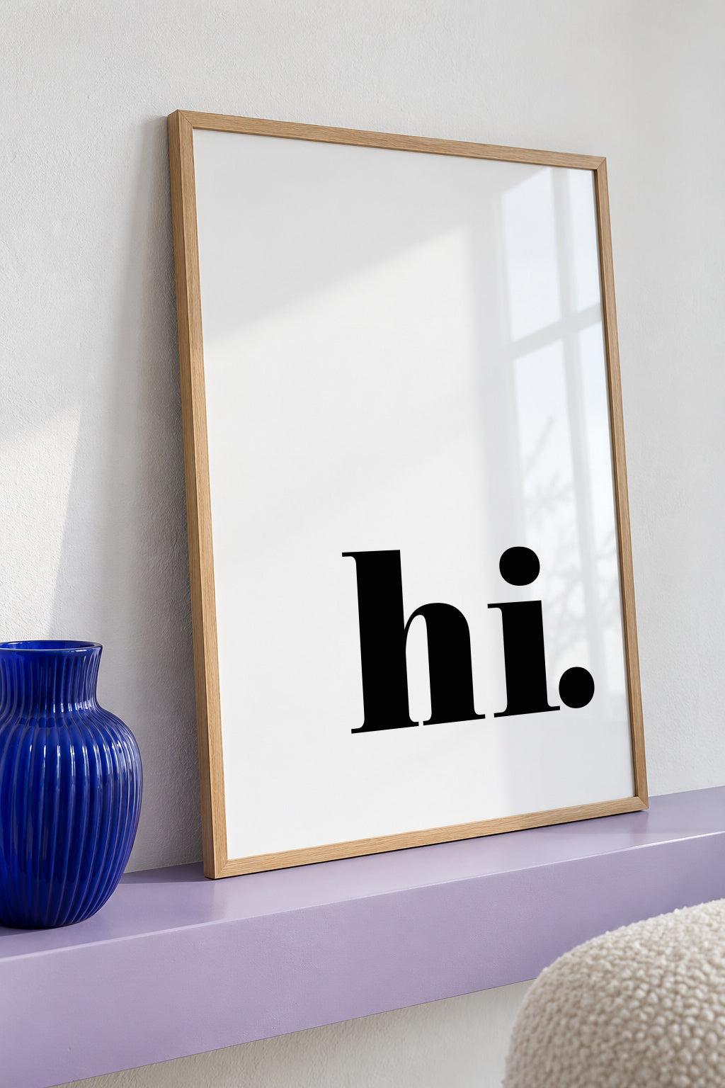 Hi - Framed poster detail