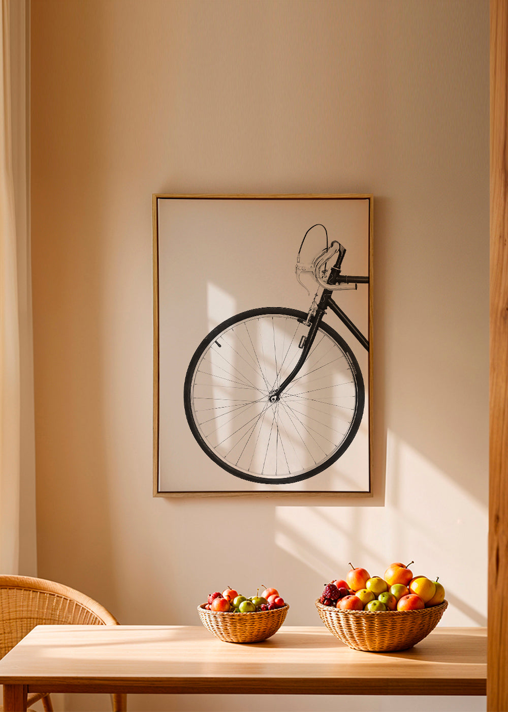 Sportkonst minimal cykelhjul