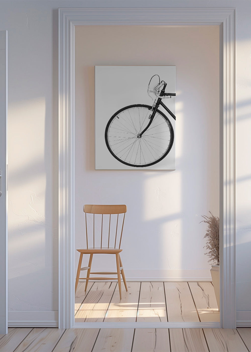 Sportkonst minimal cykelhjul