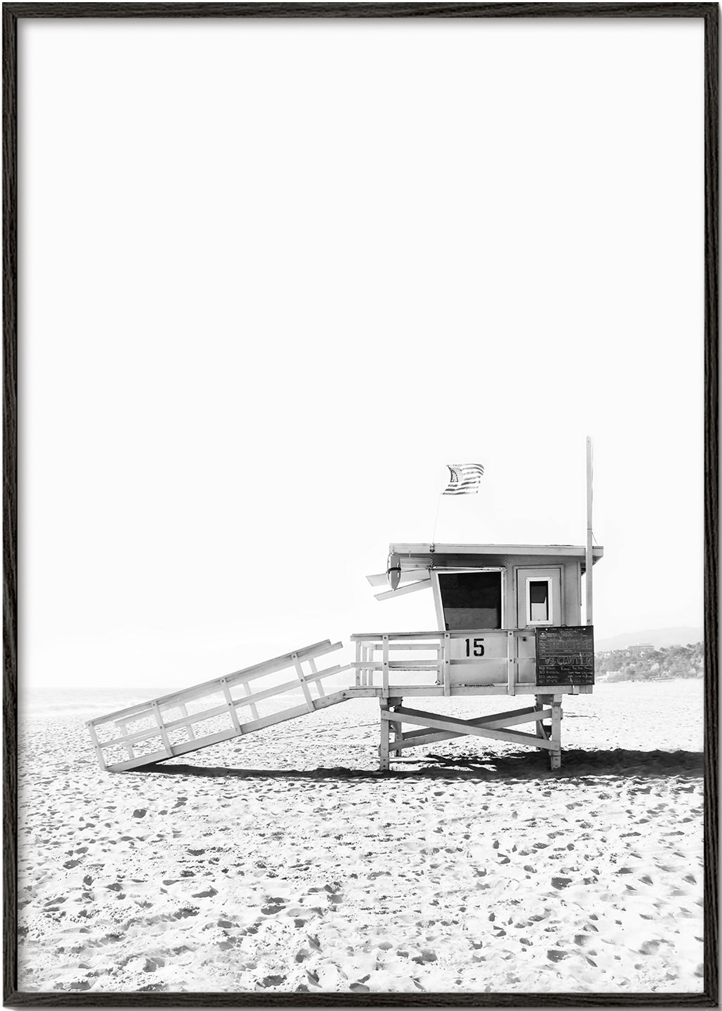Svartvit strandkur nr 15