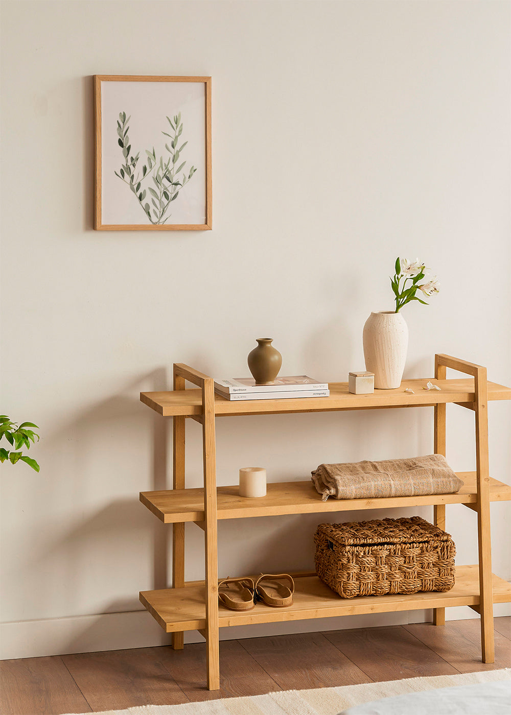 Botanisk poster olivkvist minimal