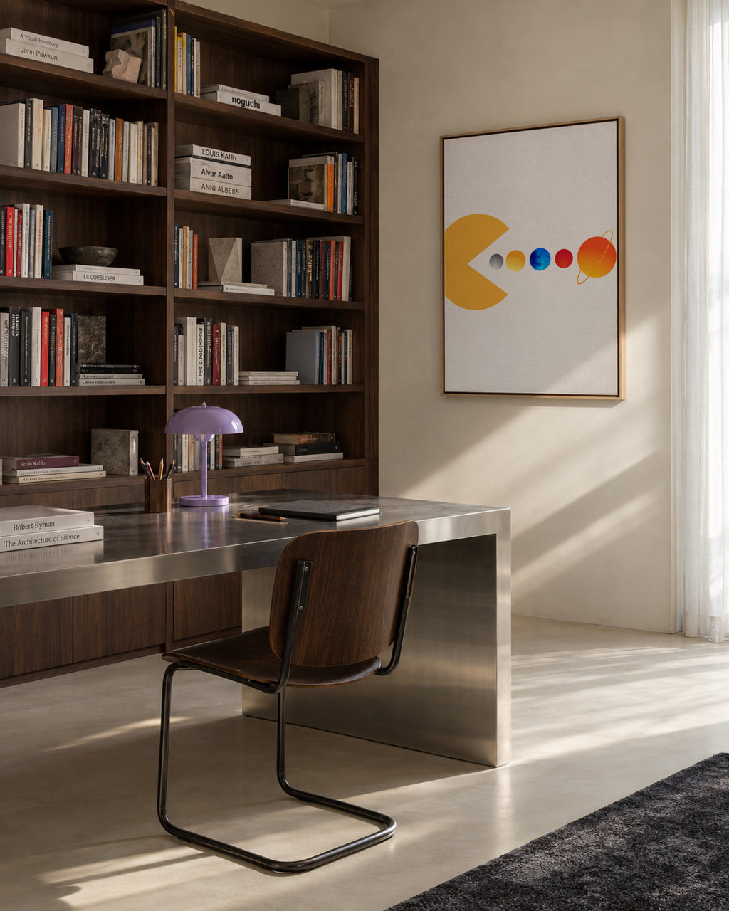 Yam Yam! Light - Framed canvas in an interior