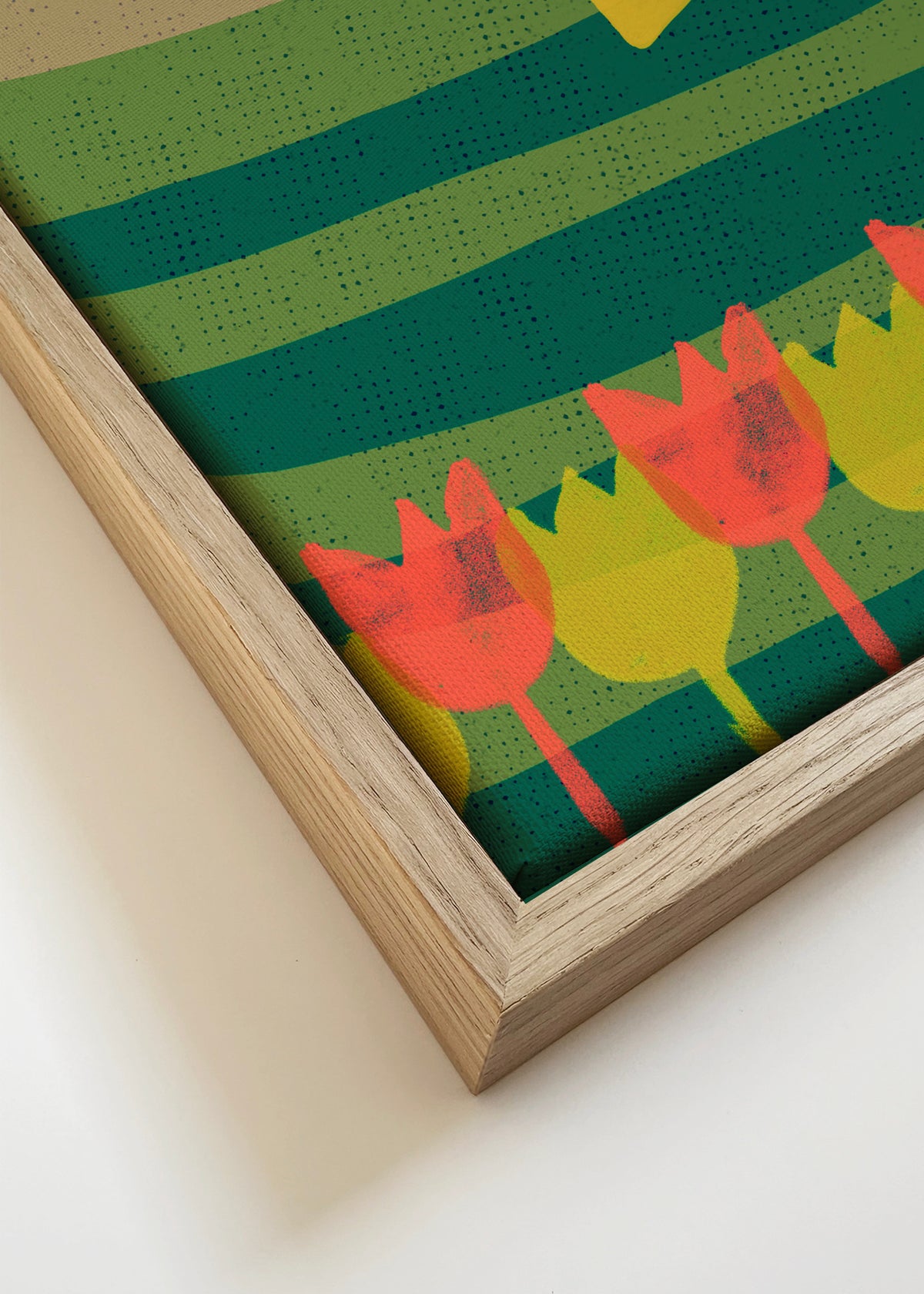 Bruno - Framed canvas detail