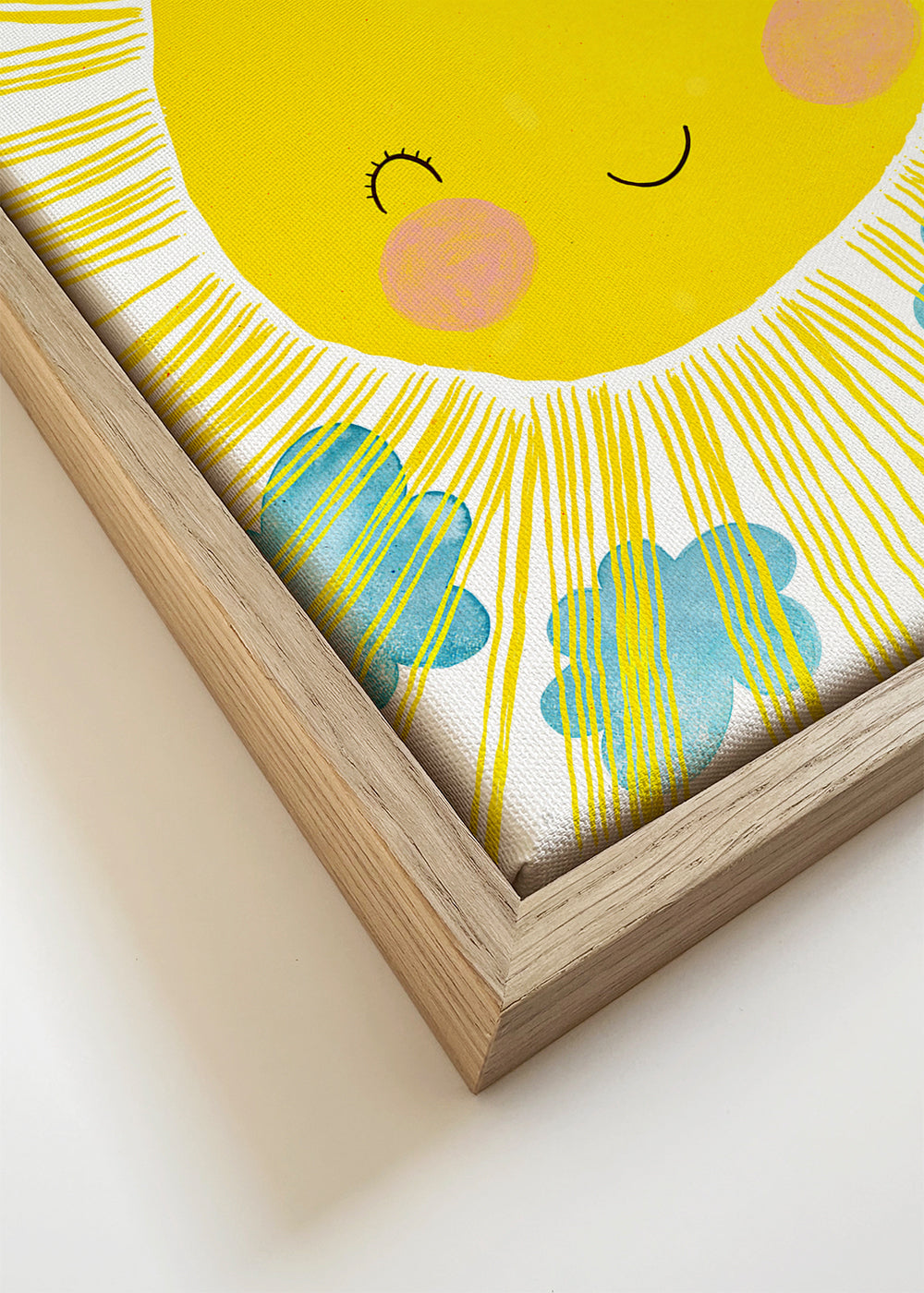Barnposter leende sol