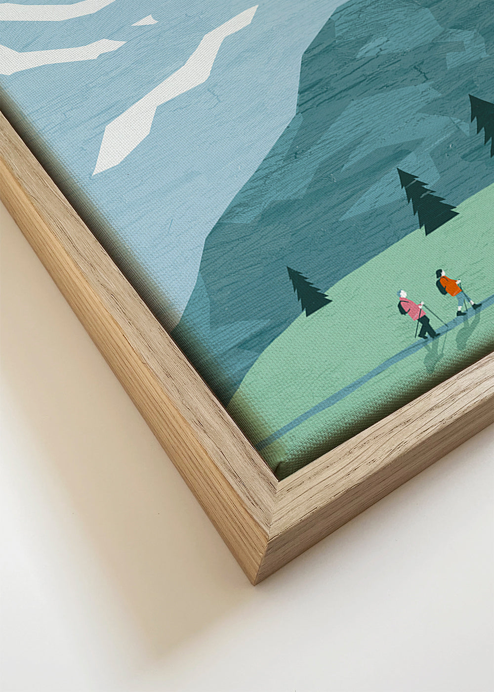 Landskap Allgäu illustration