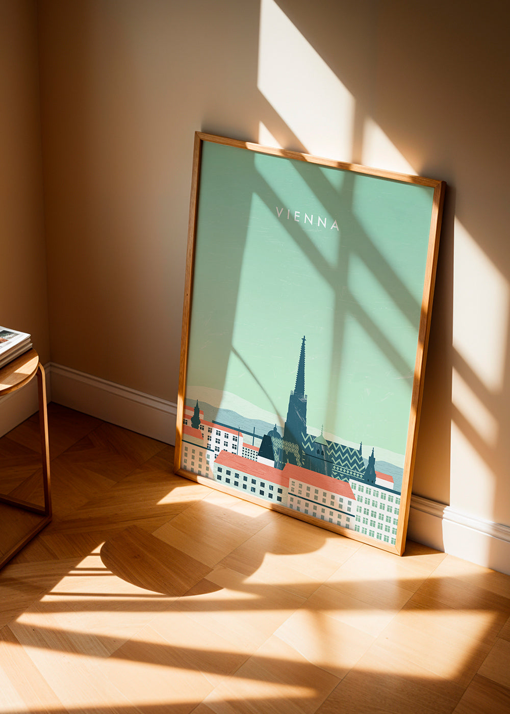 Kökskonst Vienna stiliserad i pastelltoner