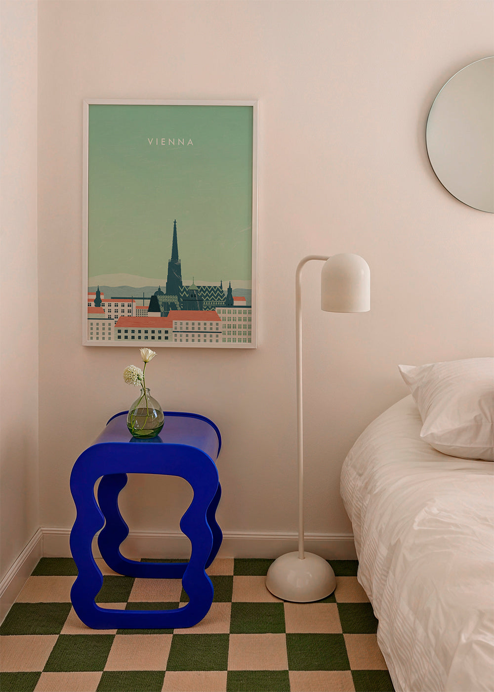 Kökskonst Vienna stiliserad i pastelltoner