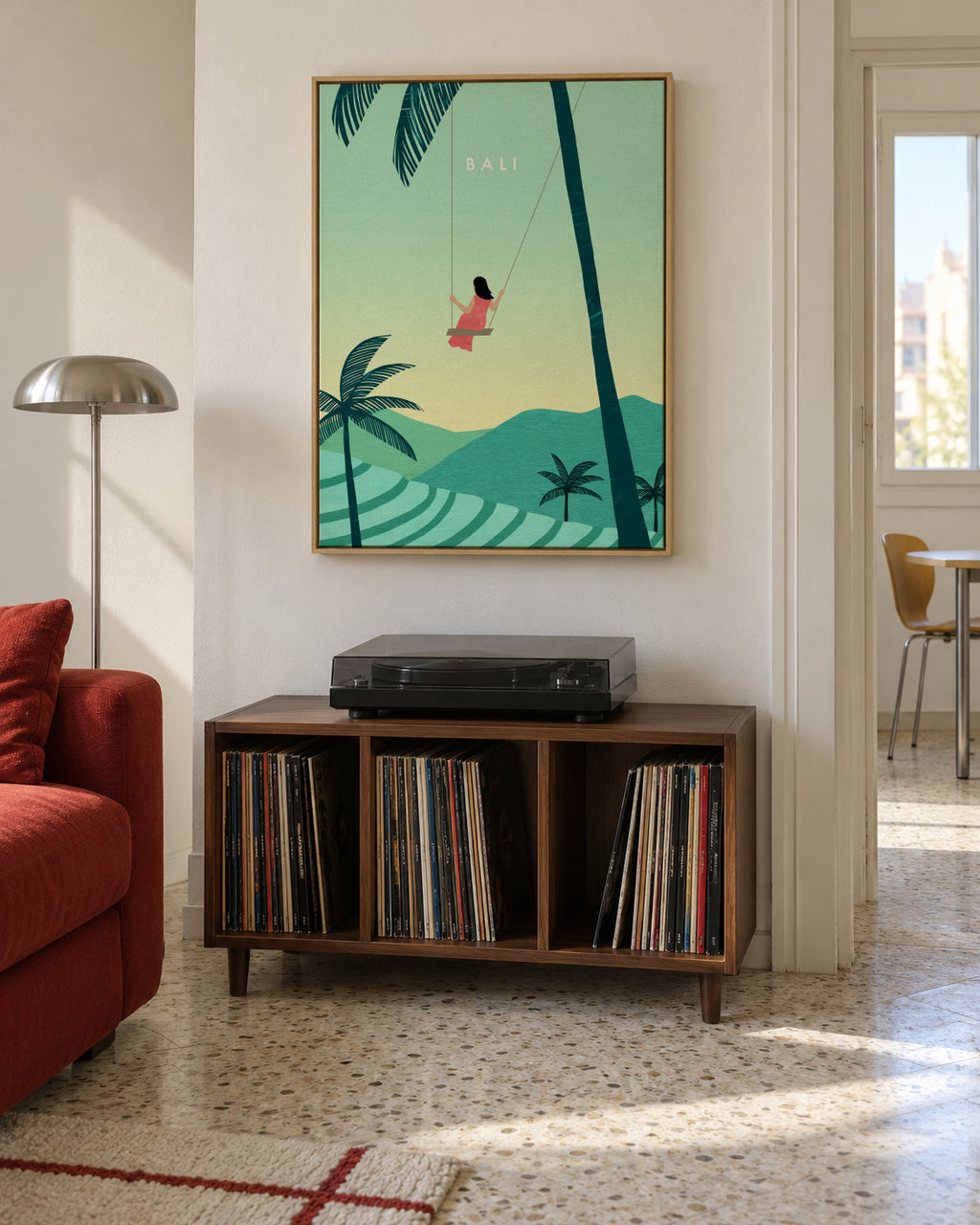 Bali - Framed canvas in an interior