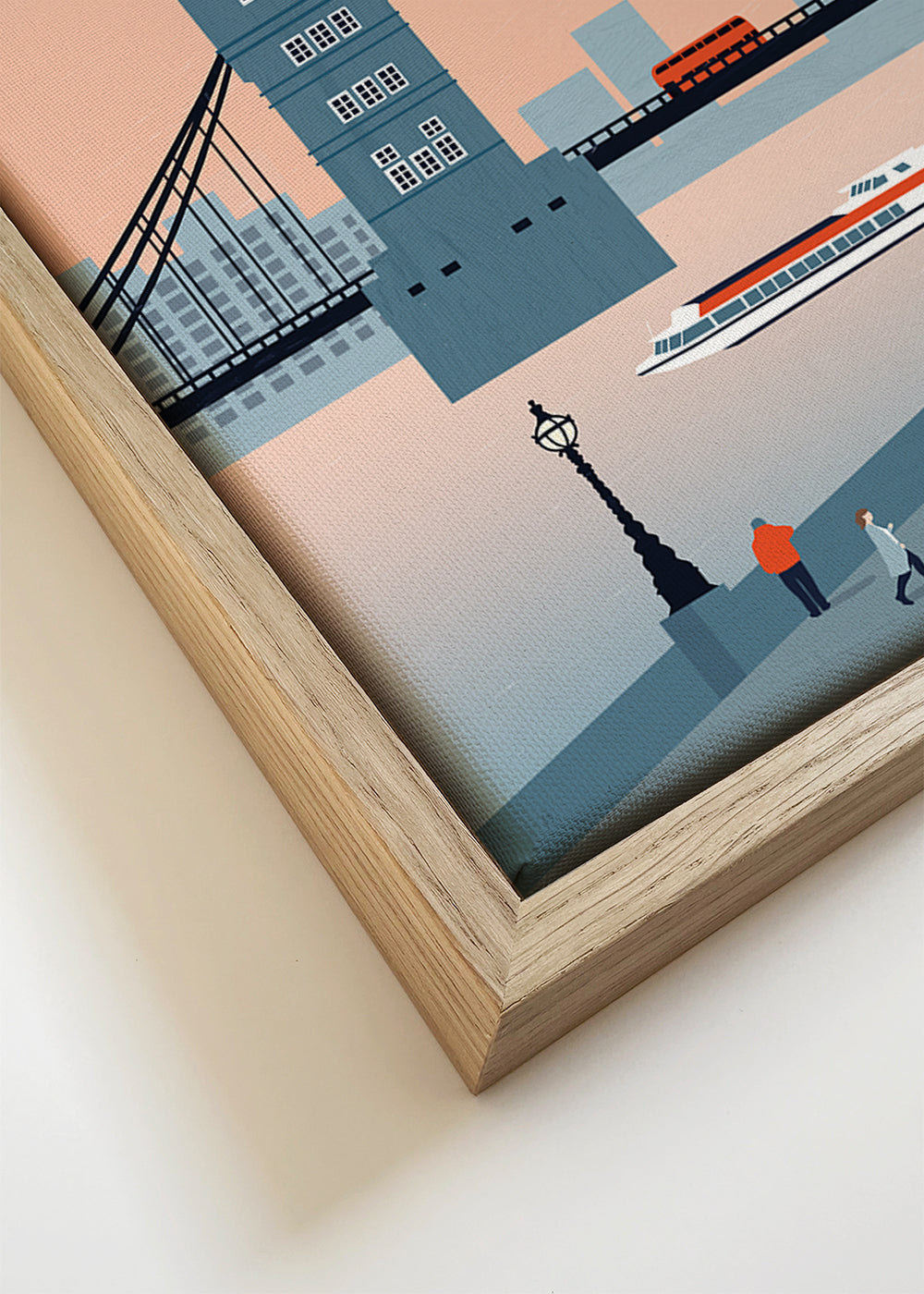 Stadskonst London bro illustration