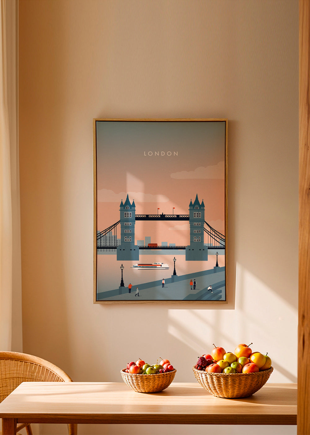 Stadskonst London bro illustration