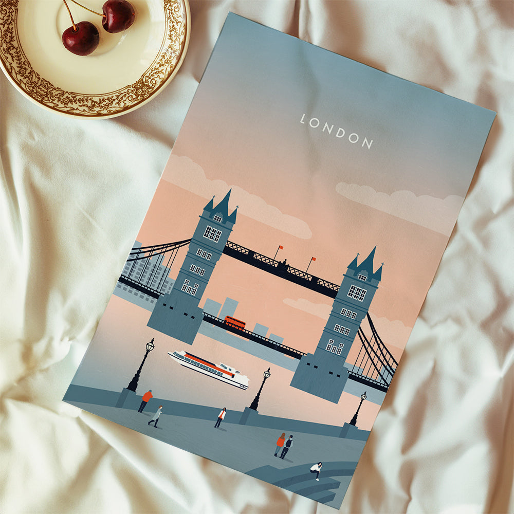 Stadskonst London bro illustration